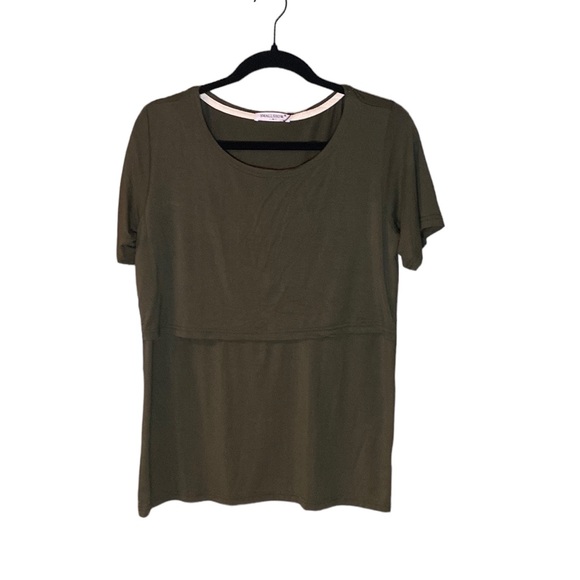 smallshow Tops - Smallshow Nursing T-Shirt Top, Size M, Hunter Green Top - NWT